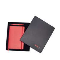 Wholesale Tiandi cover notebook with a pen  box elastic one pocket